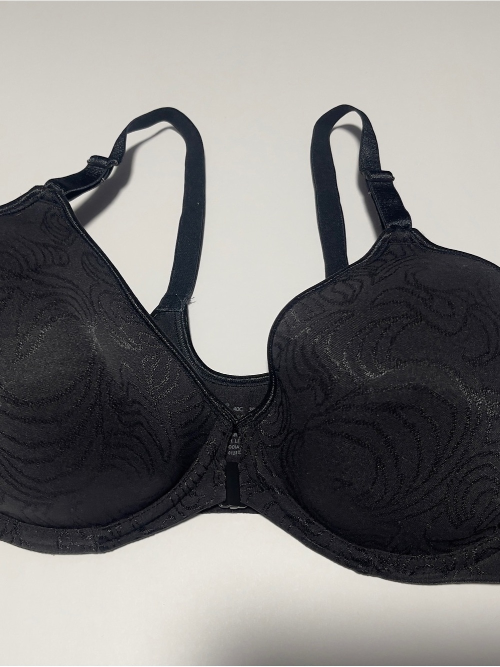 Bali Comfort Revolution Front-Close Underwire Bra Black 40C Style DF3P66